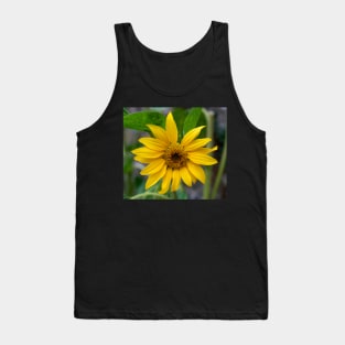 Yellow Sunflower Closeup Tank Top